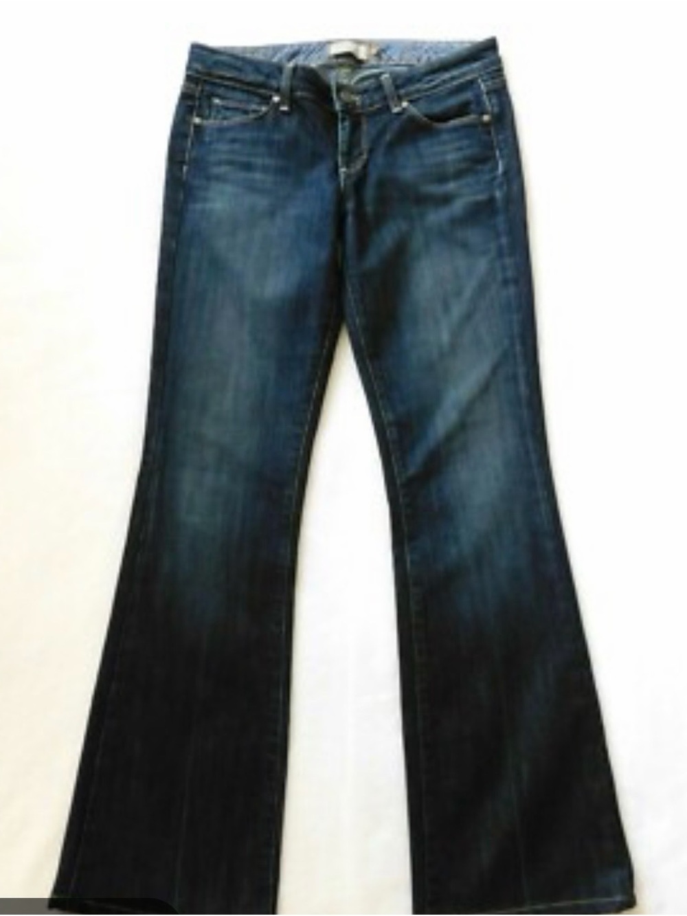 PAIGE Dark Blue Flare Jeans